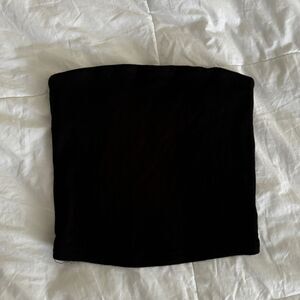 black ae tubetop ribbed size XS